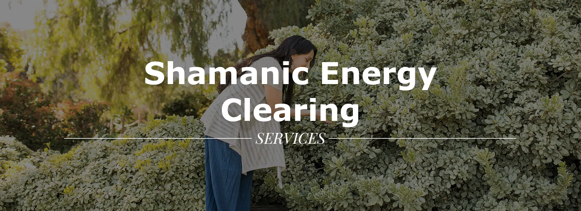 Shamanic Energy Clearing Banner